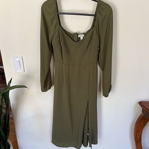 LAST CHANCE! Forever 21 Olive Midi Dress